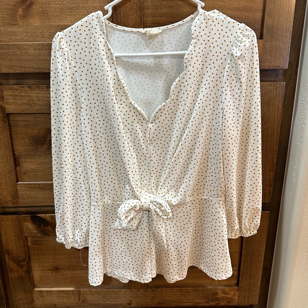Meraki Dotted Blouse